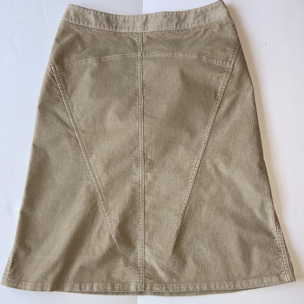 Vintage Tan Corduroy Skirt